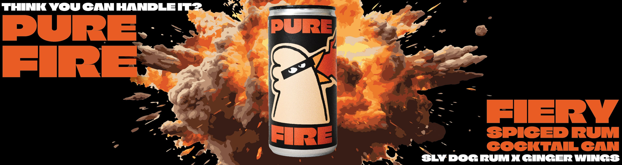 PURE FIRE cocktail cans